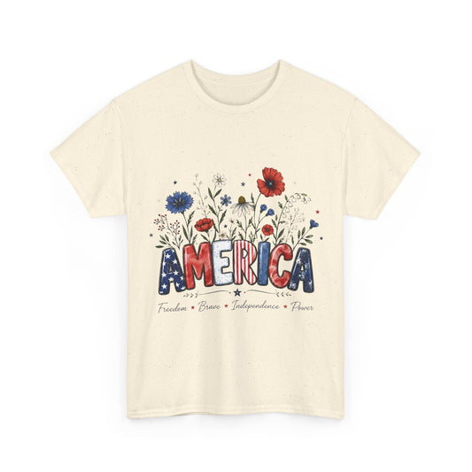 T-Shirt — "America"  (Freedom • Pride • Independence)